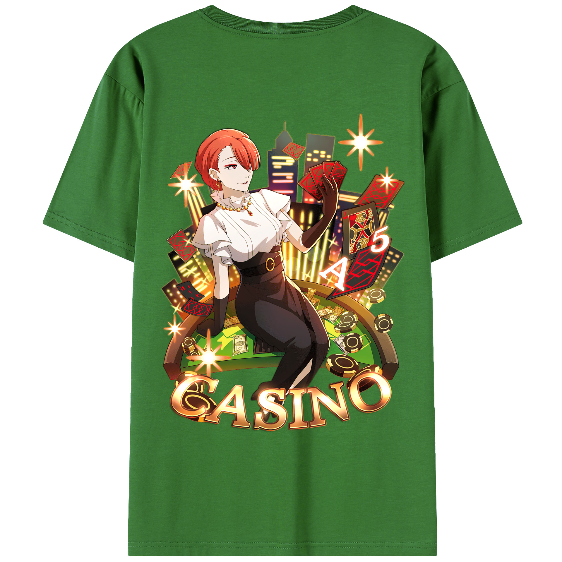（画像用） 文豪ストレイドッグス Bungo Stray Dogs レディース半袖Tシャツ(バックプリント)